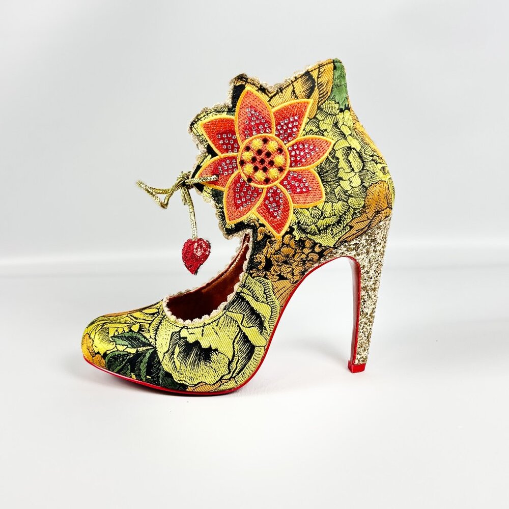 Irregular Choice x Poetic Licence Autumn Bloom Floral Heels – Size 38 /